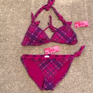 NWT!! Brand new Bikini Set, Top is Reversible!